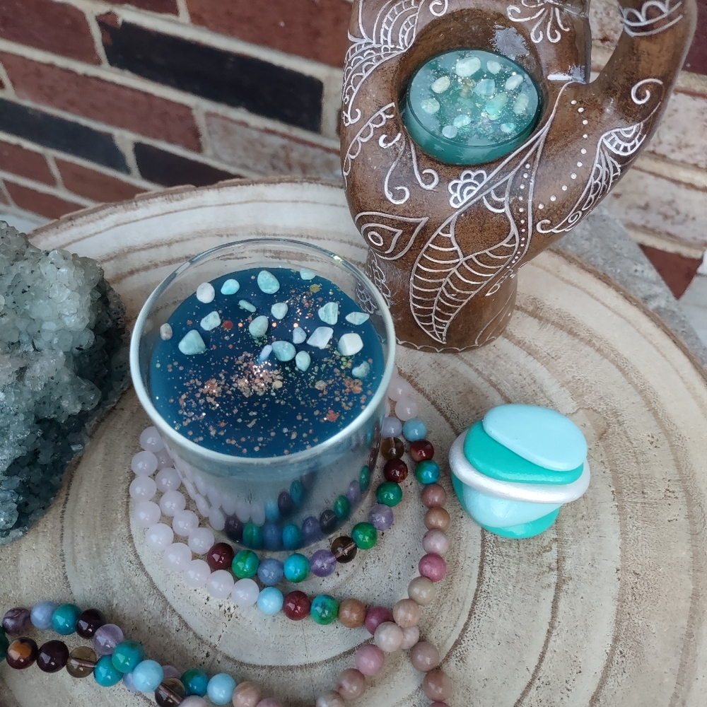 Aqua Waters Scented Handmade Organic Soy Wax Candle